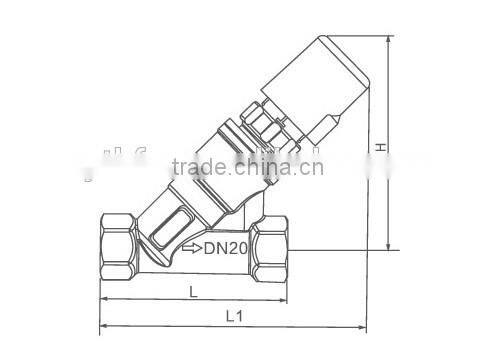 2016 made in China hot sale 2 way dynamic balancing brass valve SR204 AC24V 110V 220V
