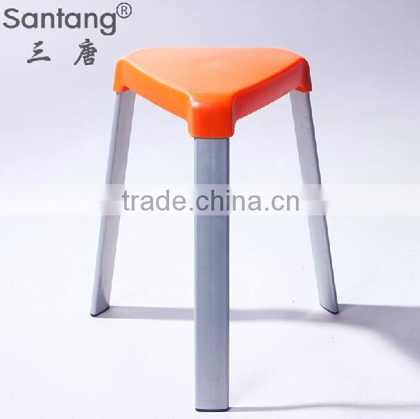 new wholesale cheap bright-colored STACKING metal stool used in promotion event 1534
