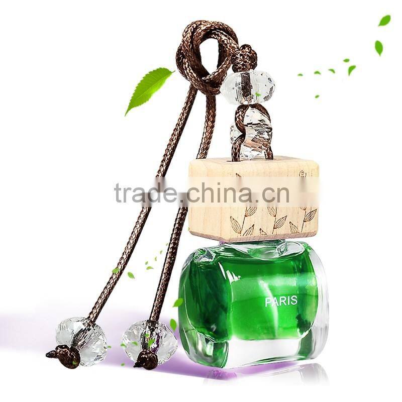 Hot wholesale hanging bottle car air freshener, vegetable oil, aroma liquid hanging car perfume bottle