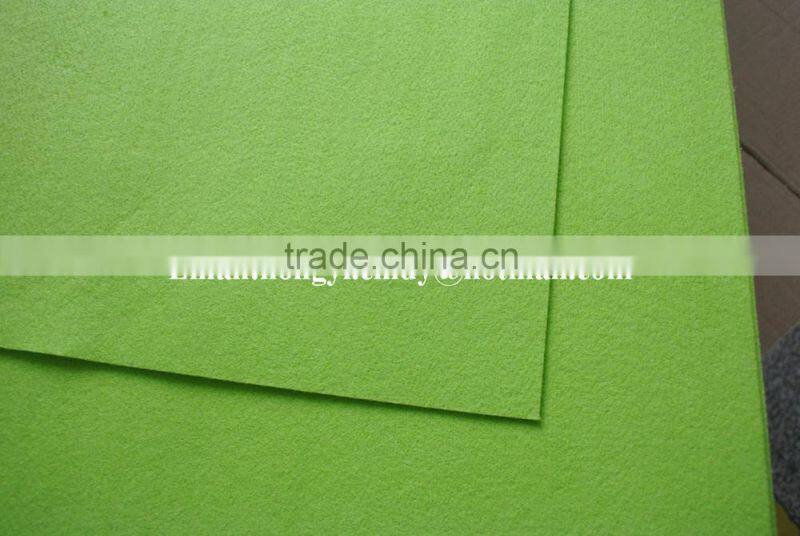 Green color needle punched nonwoven fabric super water absorbent floor cleaning cloth