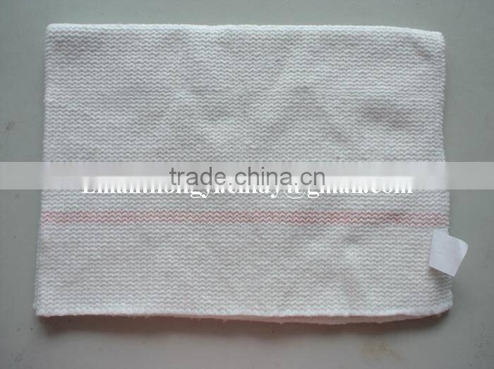 100%recycled cotton stitch bonded nonwoven white cotton foor cleaning cloth