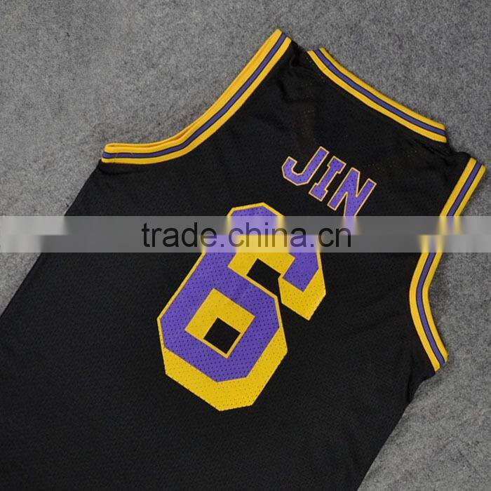 Wholesale blank basketball jersey&basketball jersey logo design