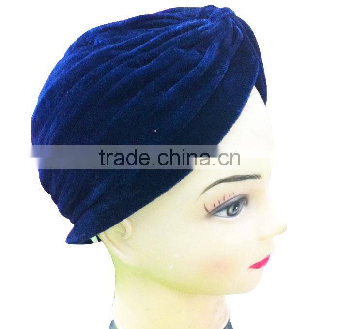 velvet Turban Head Wrap Band headband Hat Cap Bandanan