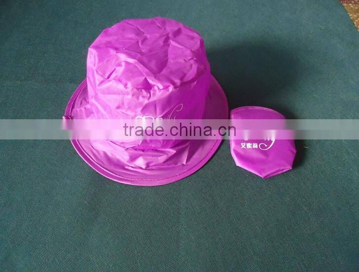 190T polyester foldable hat for promotional in cowboy style-HT03