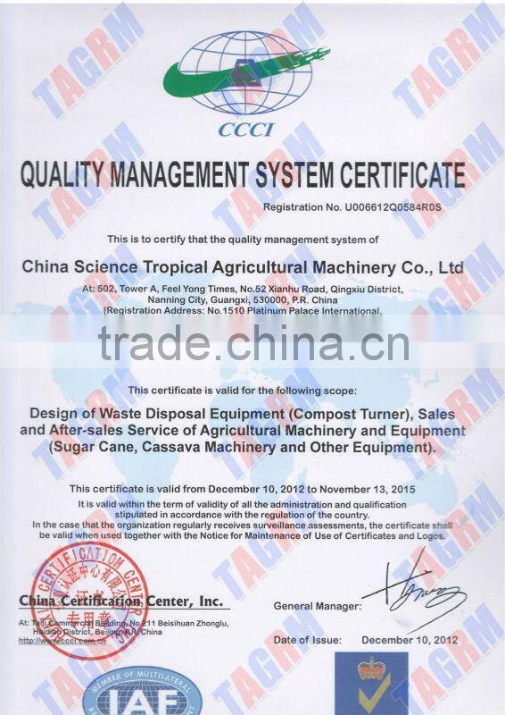 Large sugarcane plantation adopt mini sugarcane machine of sugarcane planter for planting