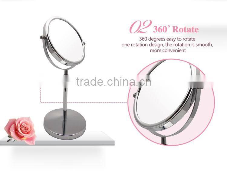 Round Shape Magnification Cosmetic Table Mirror