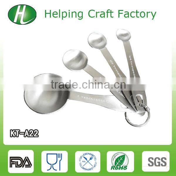 4pcs stainless steel measuring spoons decorative