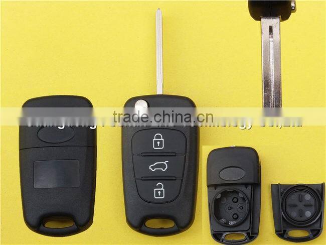 307 with groove and logo for high quality car key transponder chip peugeot key case cover shell blank