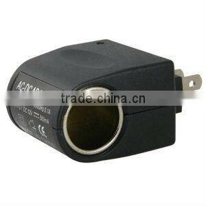 Newest car cigerette with usb 1000mA with black and white