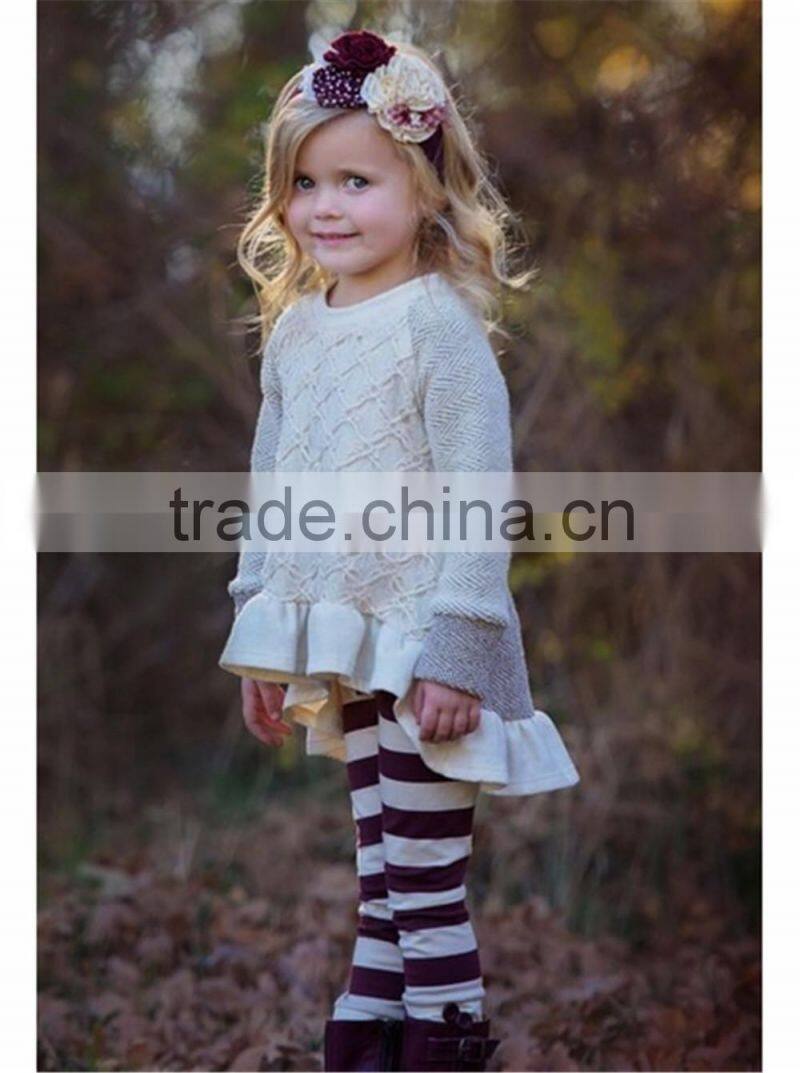 china cheap wholesale baby girl triple ruffle rugby clothes