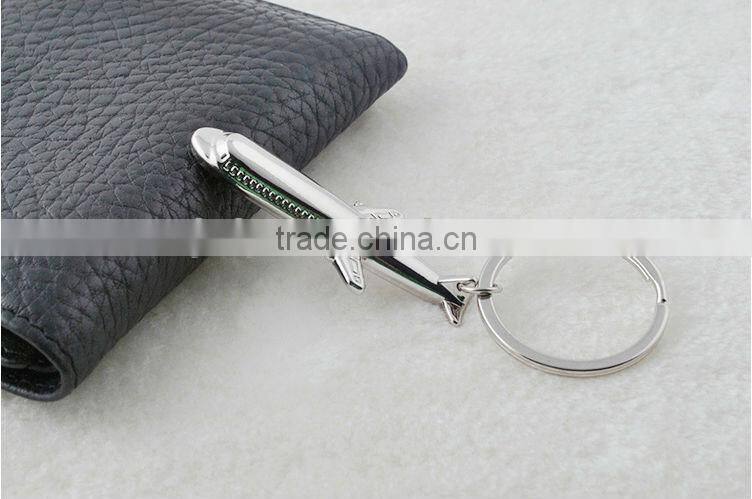 airplane simulation a Boeing 747 aircraft key chain