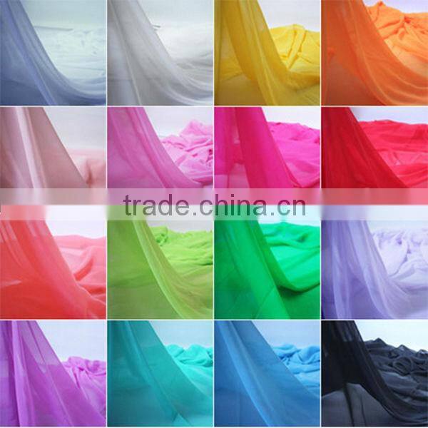china wholesale 100%polyester chiffon fabric