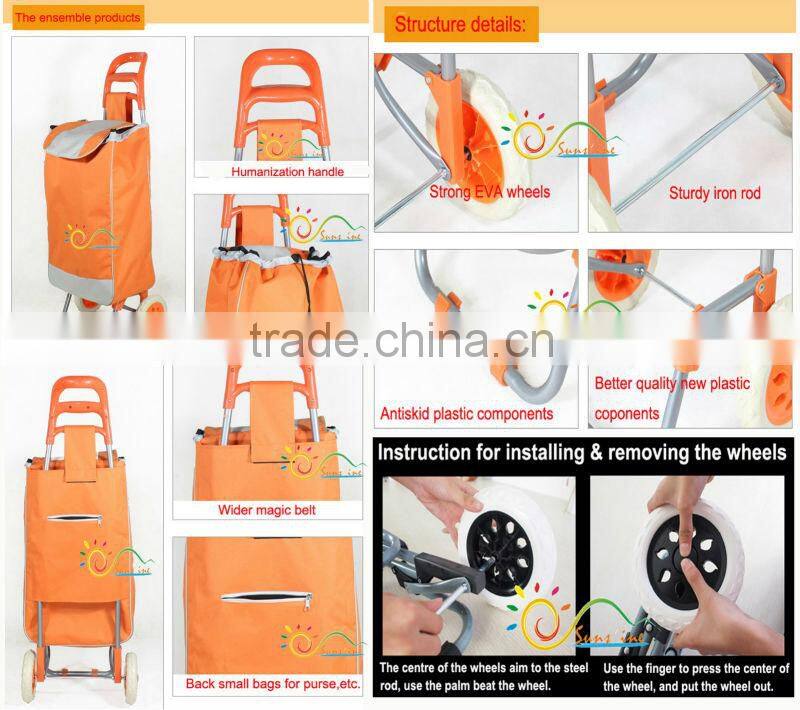 Detachable trolley cart