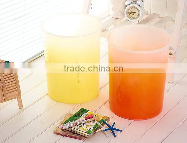 gradient ramp color trash can without lid ,2016 most popular garbage can