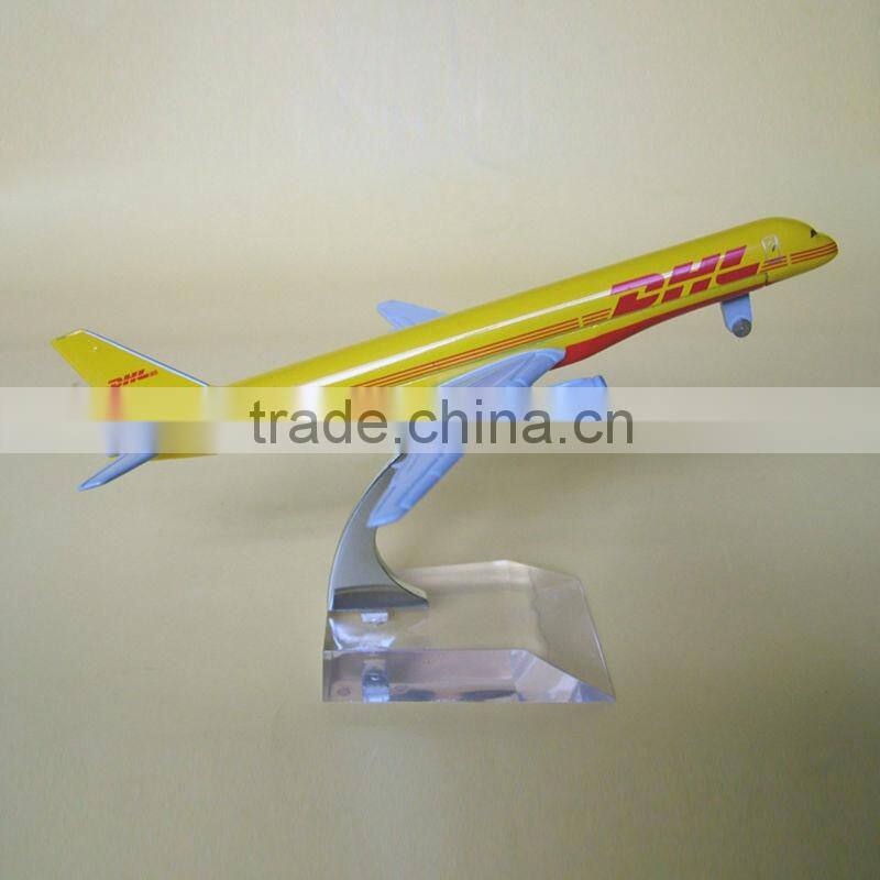 Boeing 757 DHL airplane model,aircraft model,metal model plane