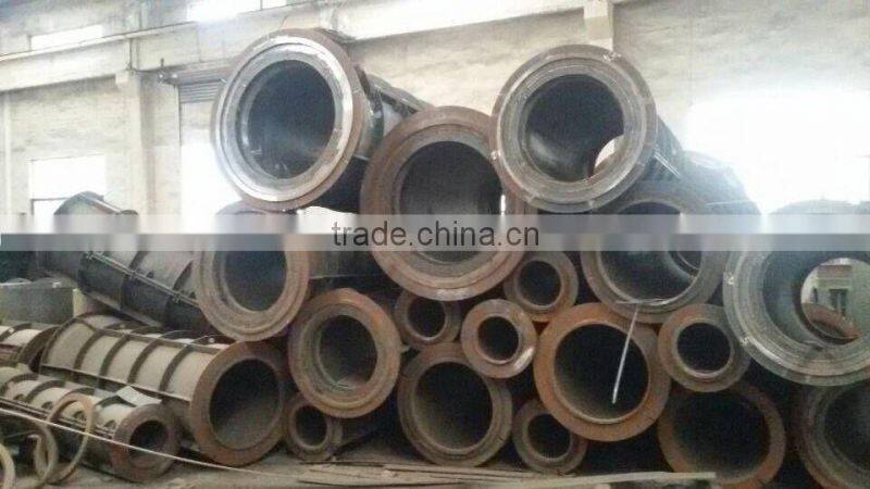 machine for the production of cement concrete pipe moulds