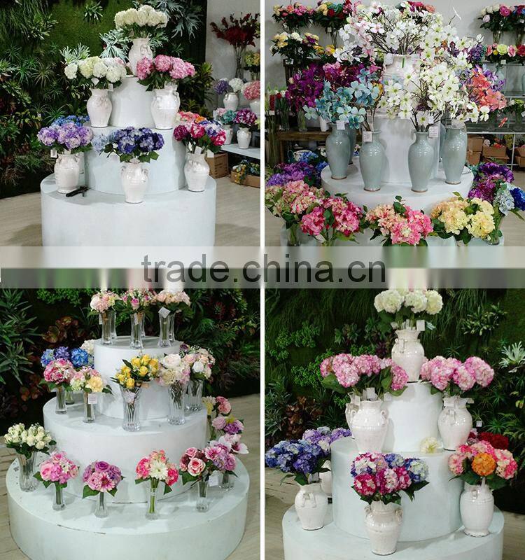 Hotsale Table Wedding Decoration Artificial Flowers , Wedding Decoration Flower Stand