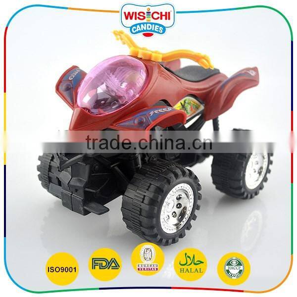 Hot selling funny mini plastic car sport toys candy