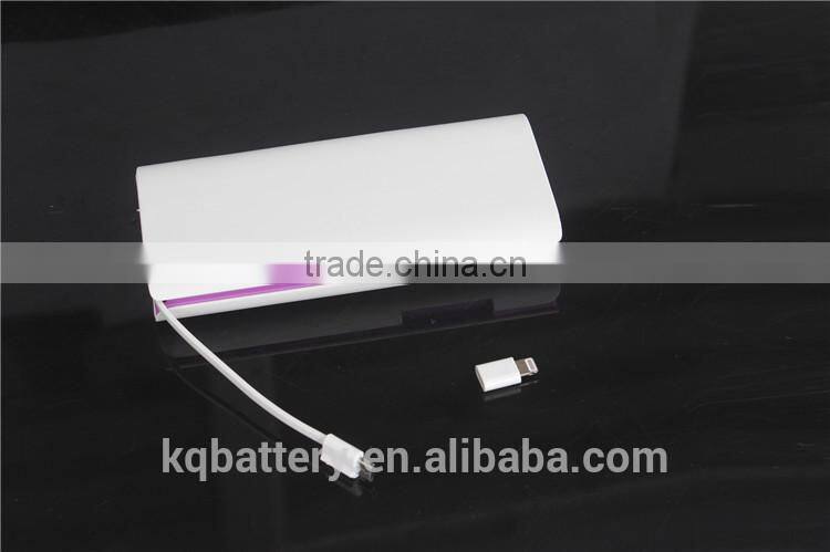 built in cable power bank ,10000 mah power bank