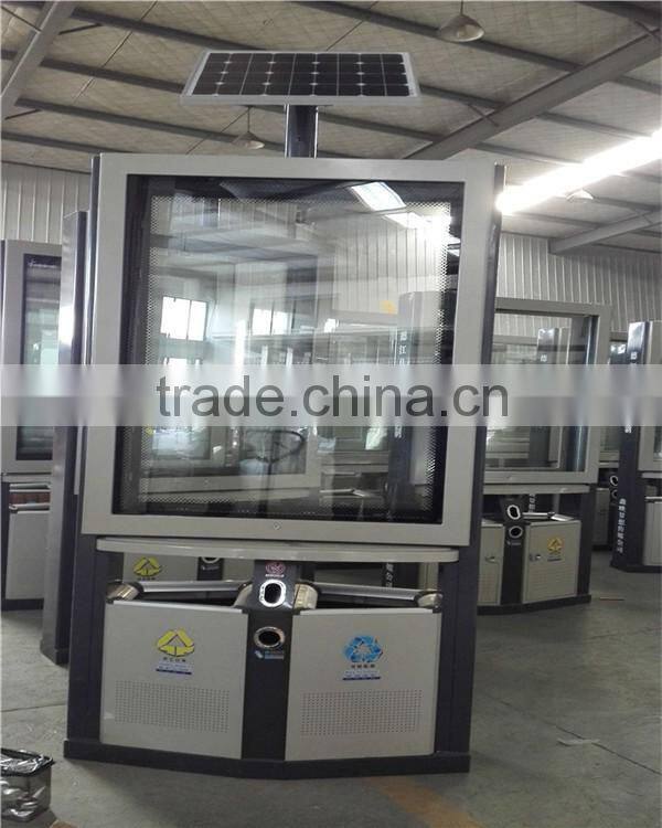 Multi-Functional Advertising Trash Can / Garbage Bin / Dustbin