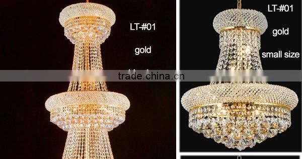 big crystal hanging light