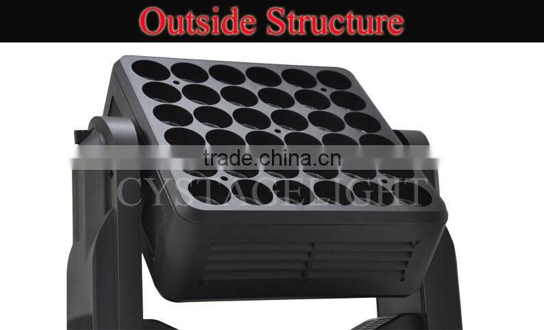 36X12.8W Quad RGBW 4 IN 1 Magic Matrix Pannel Moving Head