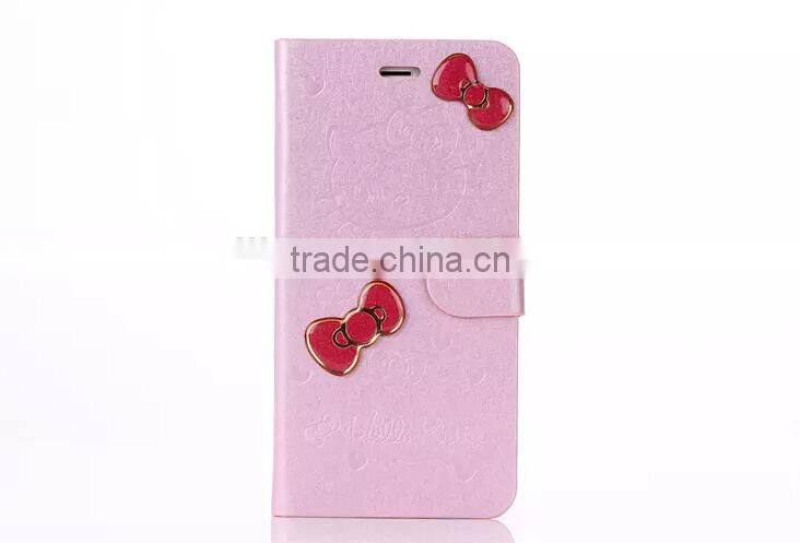 Nice Design Hello Kitty Wallet Leather Case For iPhone 5/5s