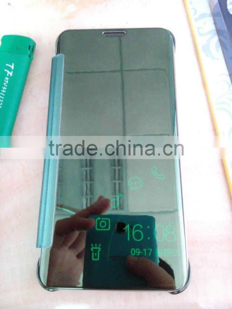 Top Grade For Samsung Note 5 Transparent Mirror View Smart Cover
