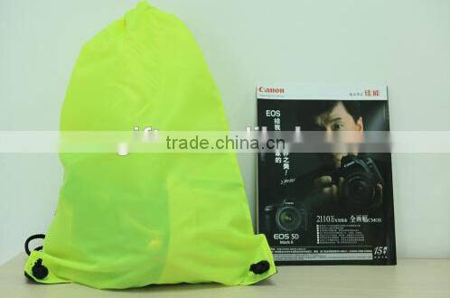 Promotional Custom logo Drawstring Backpack Bag