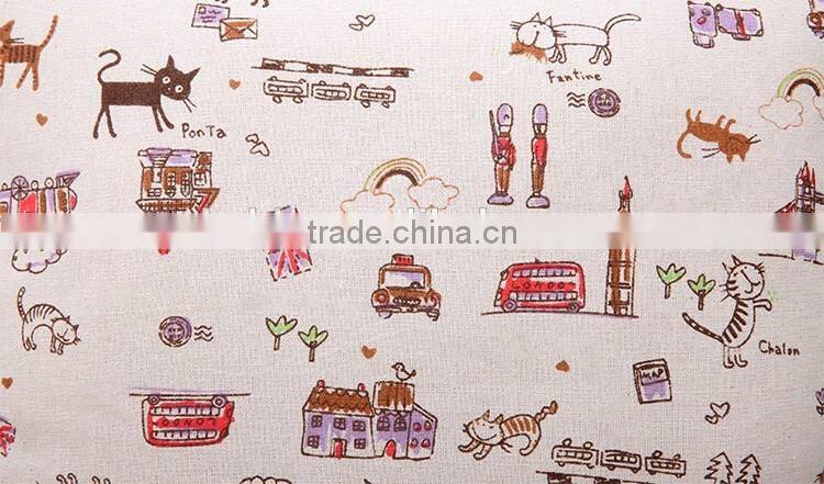 2015 hot style Europe type cloth cotton and linen pillowcases Creative home car cartoon cushion cover