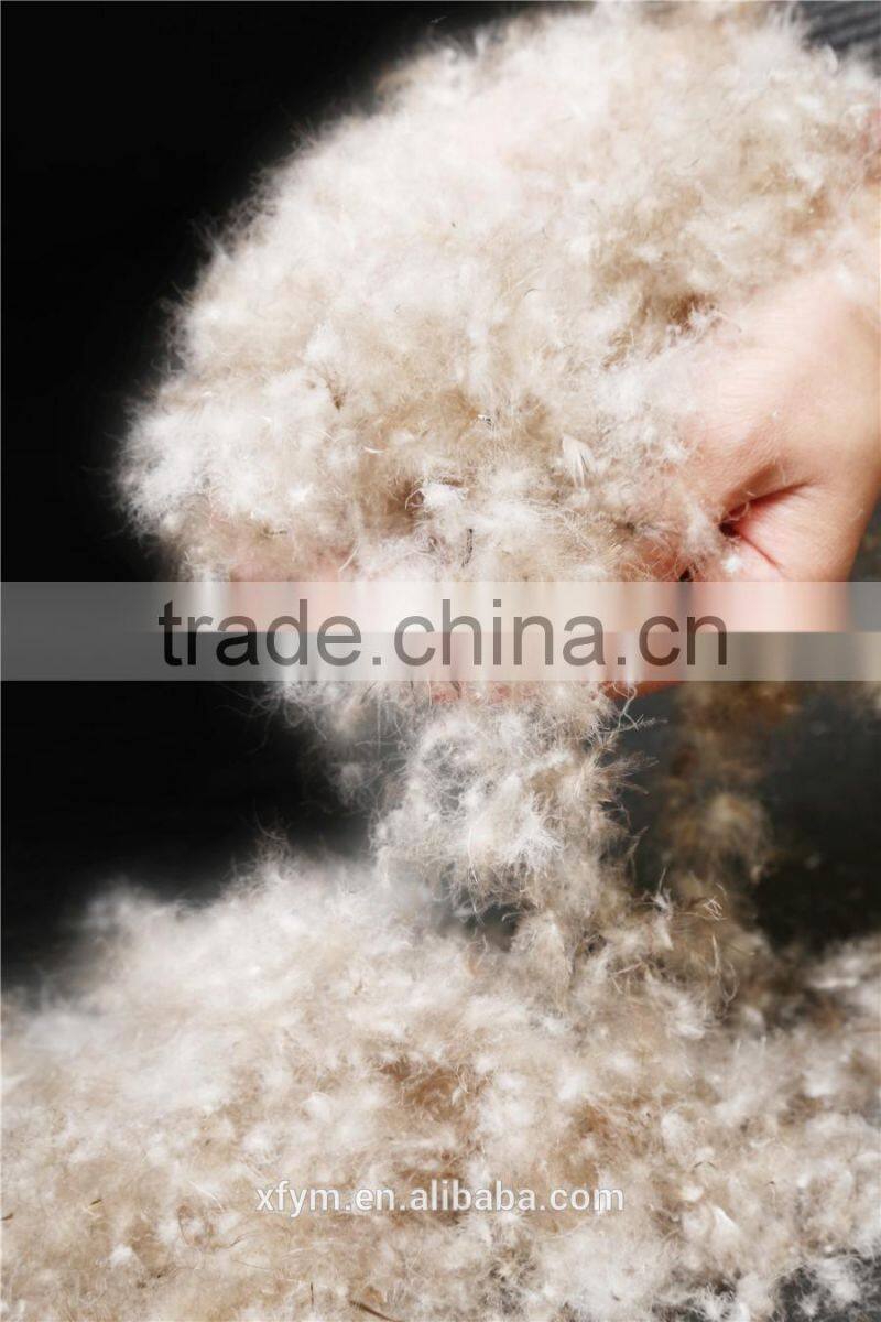 KSK 0820 90% hot selling grey duck down feather for jackets
