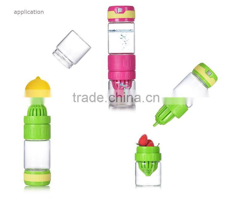 Glass bottles beautiful design fruit juice glass bottle