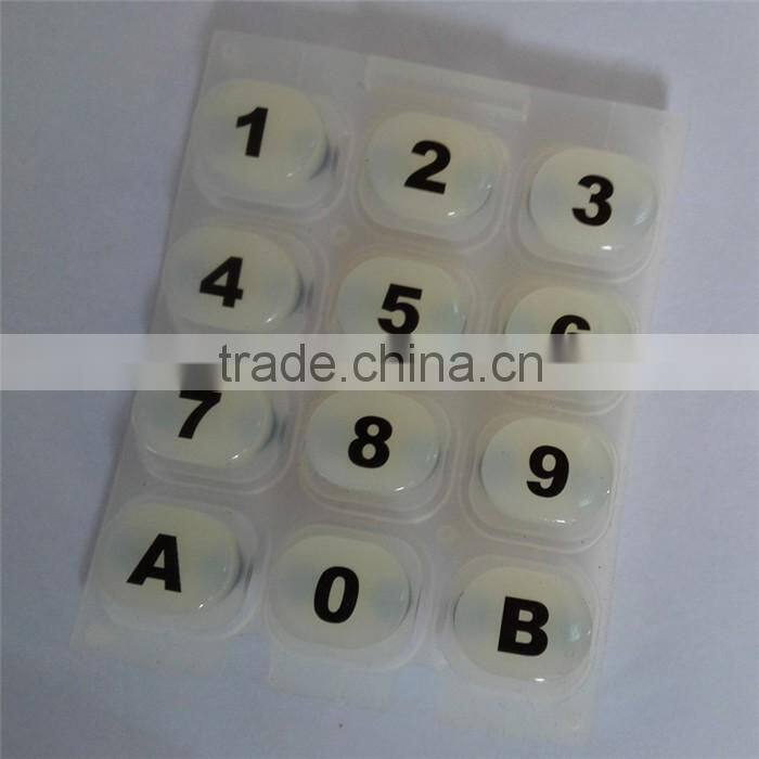 Customized Silicone Rubber Keypads, Keyboard, Switch, Button, Key rubber keypad