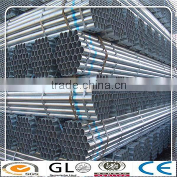 BS1387 Hot Dipped Galvanized Steel Round Pipe