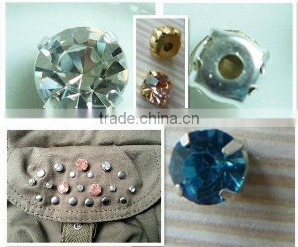 SS16 4mm Rhinestone crystal cup chain jewelry cup chain