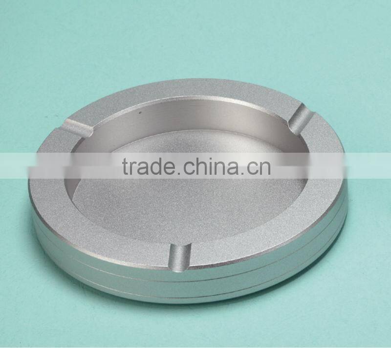 Coloful Aluminium Ashtrays With Rose Sand Gold Color