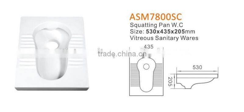Reasonable price alibaba wholesale squatting pan and ceramic squat toilet