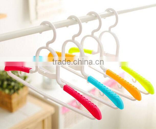 Magic Home Travel Portable Folding Plastic Clothes Hanger Shirt Drying Rack Hook