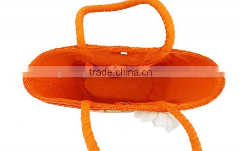 Fashion straw bag/straw basket bag/cheap straw beach bag