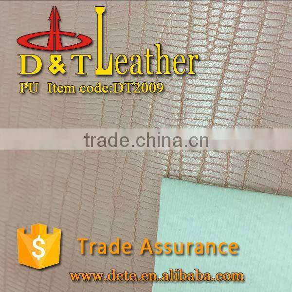 china synthetic leather , new design For shoes/bags
