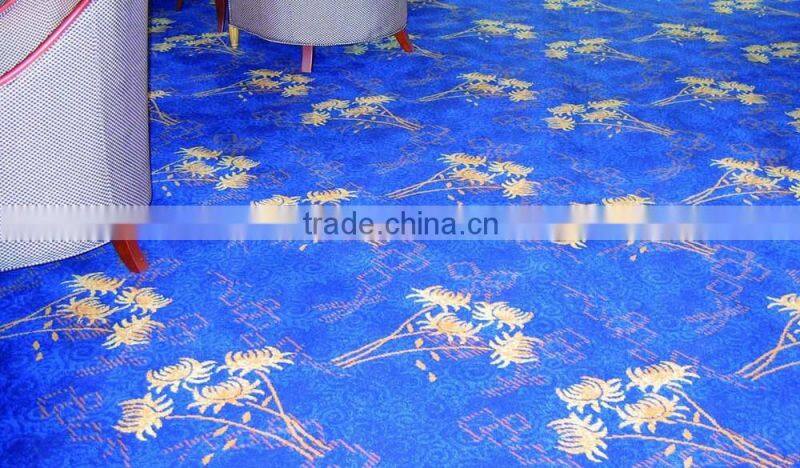 Luxurious Five Star Hotel Flooring commercial printed nylon carpet
