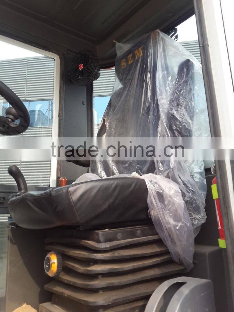 China top brand high quality rough terrain forklift truck SZM C3500 with terrain tyres