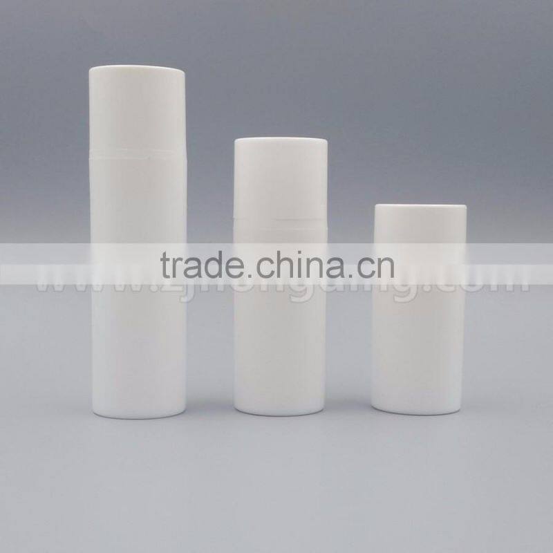 best quality high-end luxury men face cream white pp airless bottle/airless spray bottle
