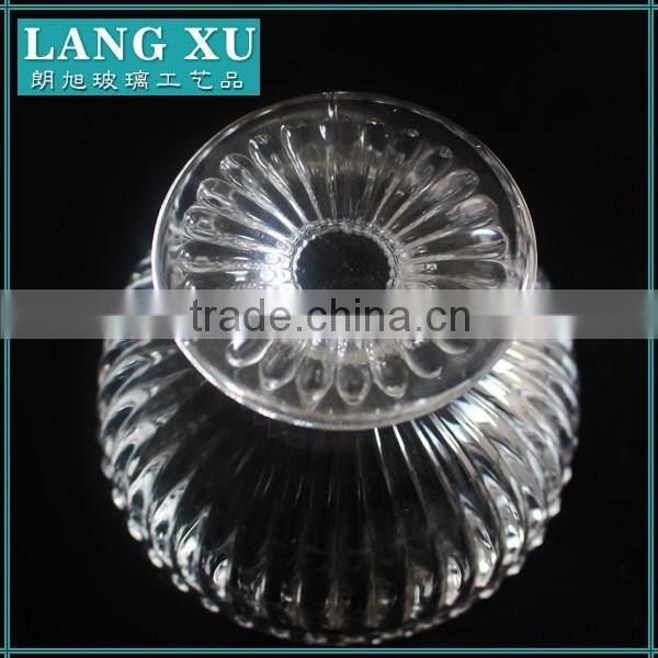 Crystal Footed clear cup glass ice cream bowls