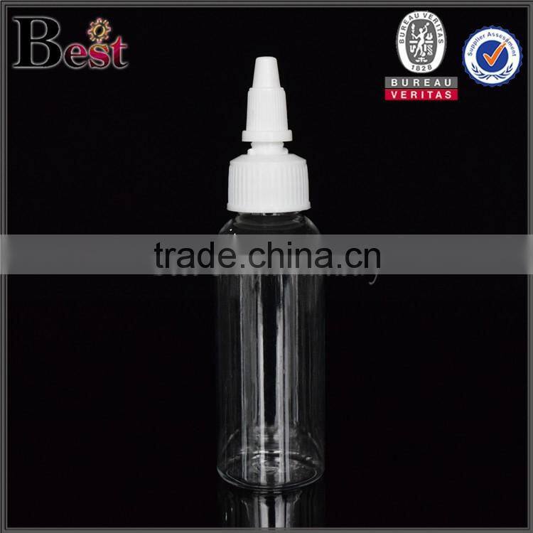 30ml clear PET plastic unicorn bottle dropper e-juice e liquid or smoke