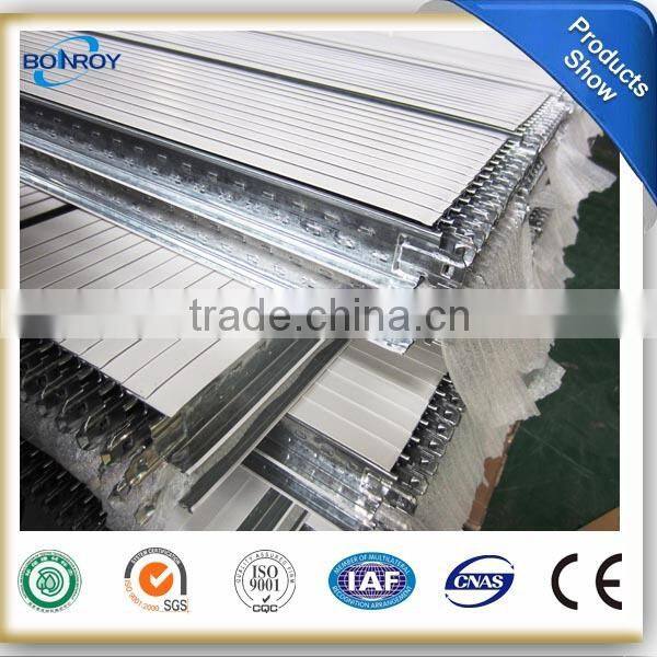 Galvanized Steel Ceiling Black Groove T Grid