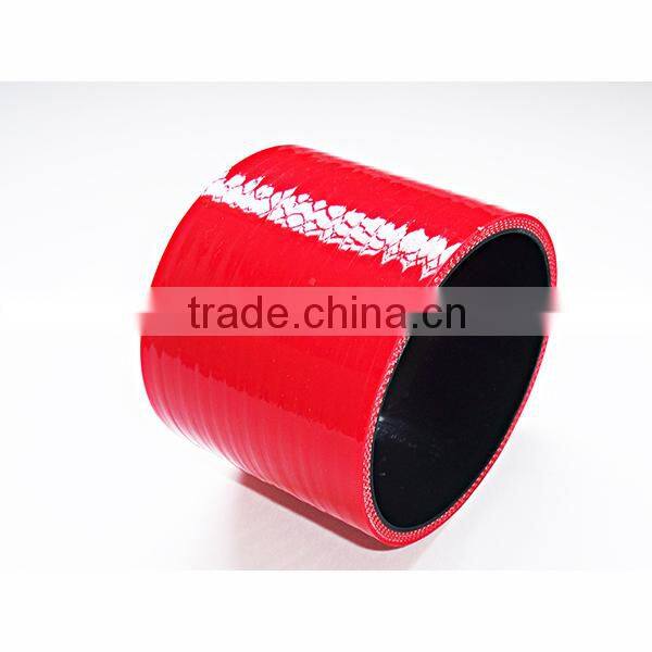 Hot sale 3.5"*3"LONG STRAIGHT 3-PLY RED SILICONE HOSE COUPLER FOR PIPING chinese motorcycle parts