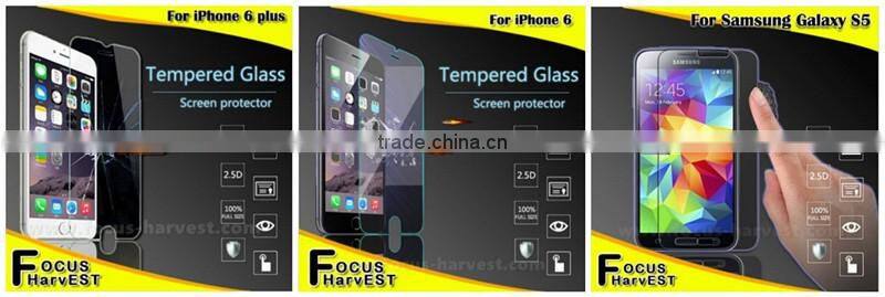 New arrivial 2015 Hot Sell explosion-proof premium screen protector glass tempered glass For mobile phone For iPhone 6S plus