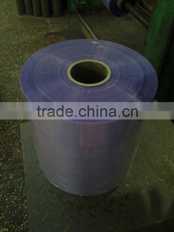 shrink film type and rigid hardness pvc packing film (shrink tubing roll)