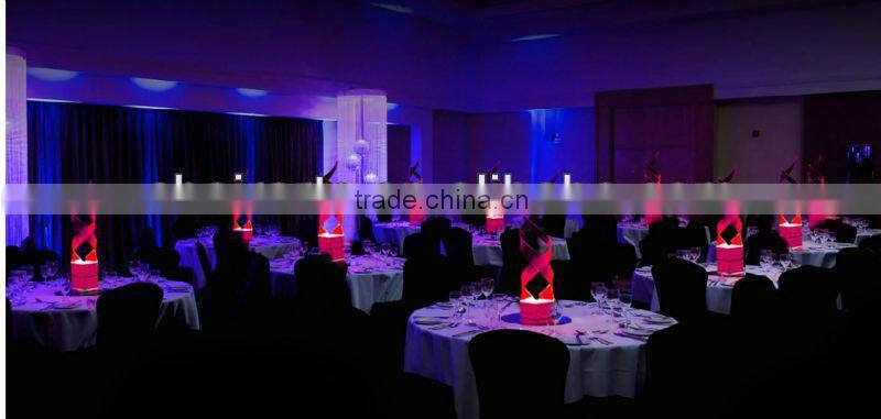 shanghai wedding and decoration LED lighted centerpieces mirror globe